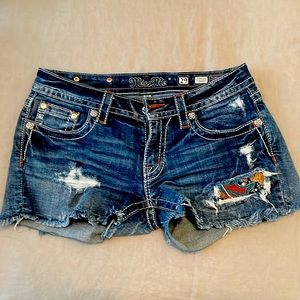 MissMe Jean shorts. Dark wash. Size 29